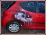Нажмите сюда, чтобы увидеть фото целиком «Аэрография  Peugeot в стиле сюрреализм», автор фото Кир Ларионов